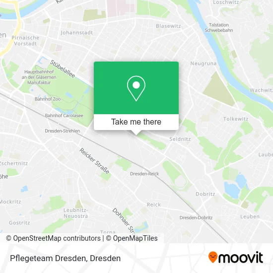 Карта Pflegeteam Dresden