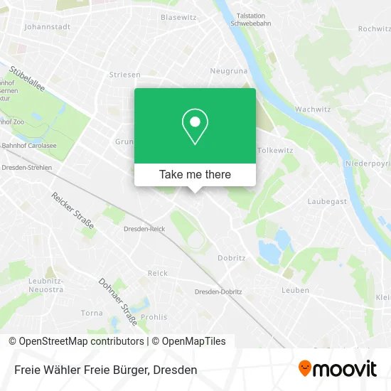 Карта Freie Wähler Freie Bürger