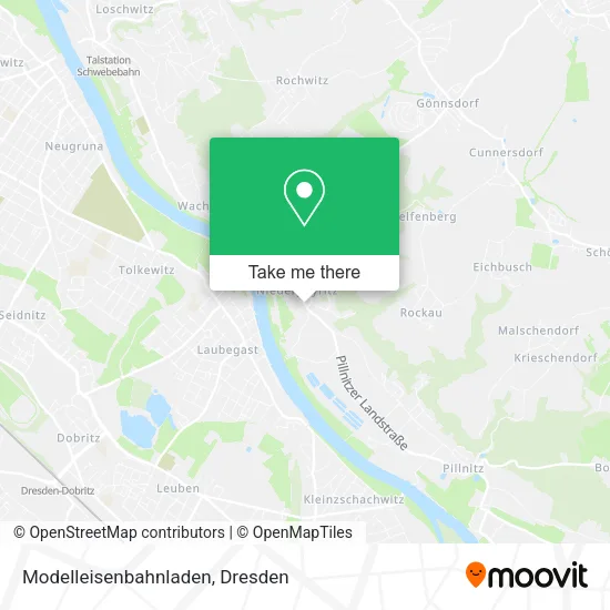 Карта Modelleisenbahnladen