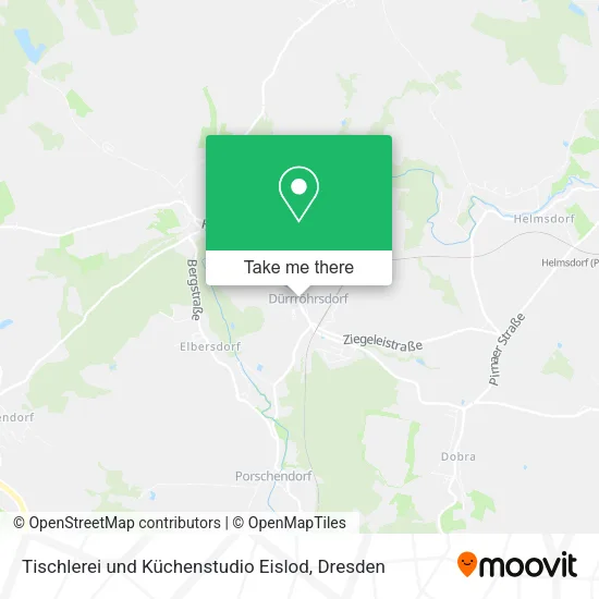 Карта Tischlerei und Küchenstudio Eislod