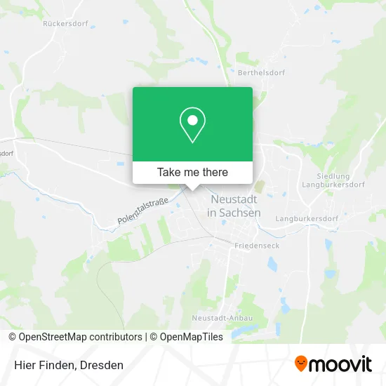 Карта Hier Finden