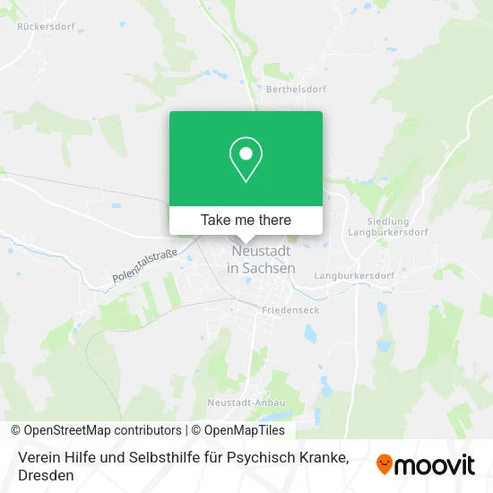 Карта Verein Hilfe und Selbsthilfe für Psychisch Kranke