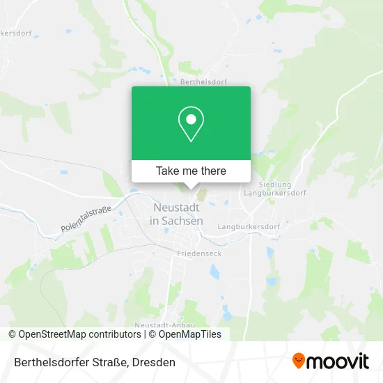 Berthelsdorfer Straße map