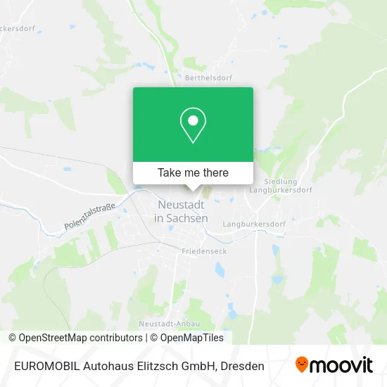 Карта EUROMOBIL Autohaus Elitzsch GmbH