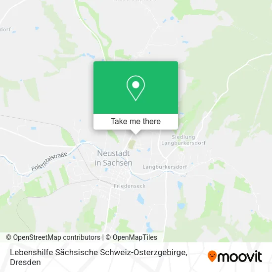 Карта Lebenshilfe Sächsische Schweiz-Osterzgebirge