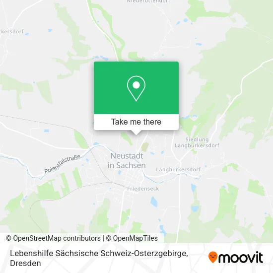 Карта Lebenshilfe Sächsische Schweiz-Osterzgebirge