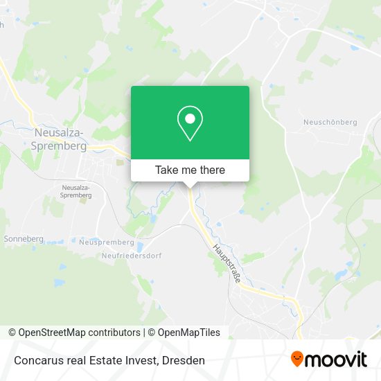 Карта Concarus real Estate Invest
