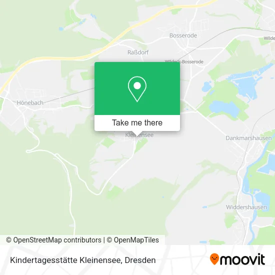 Карта Kindertagesstätte Kleinensee