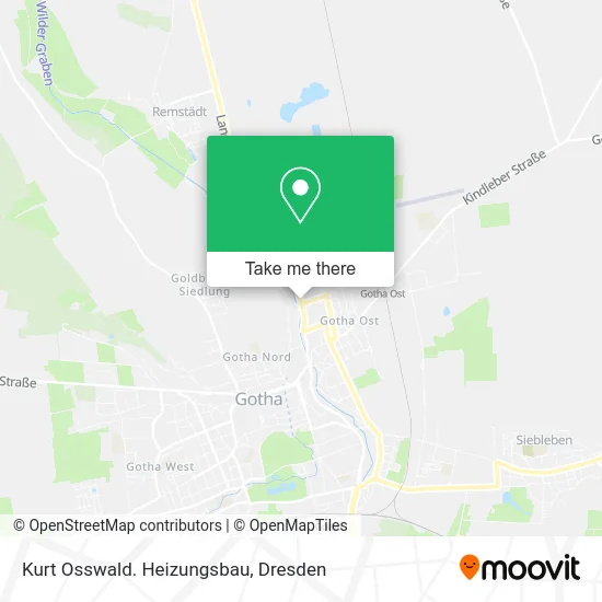 Карта Kurt Osswald. Heizungsbau