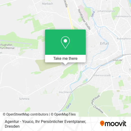 Карта Agentur - Youco, Ihr Persönlicher Eventplaner