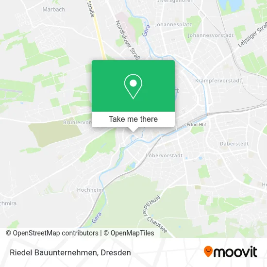 Riedel Bauunternehmen map