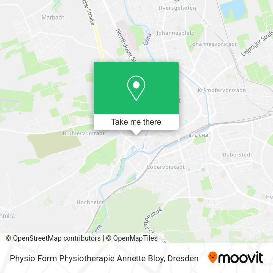 Карта Physio Form Physiotherapie Annette Bloy