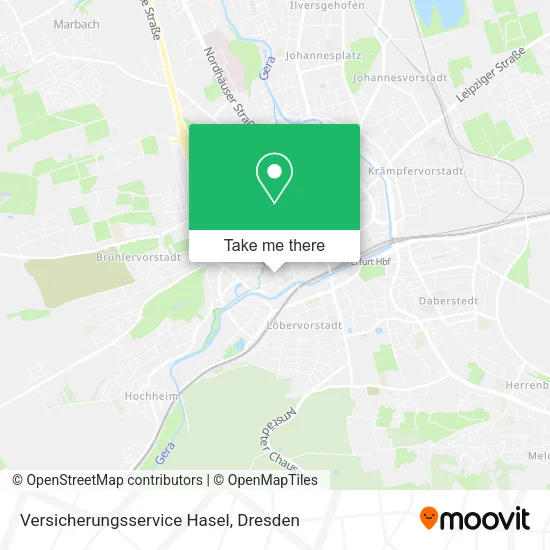 Карта Versicherungsservice Hasel