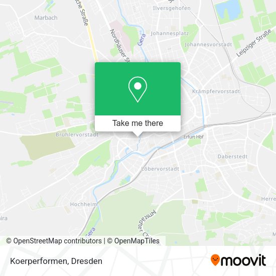 Карта Koerperformen