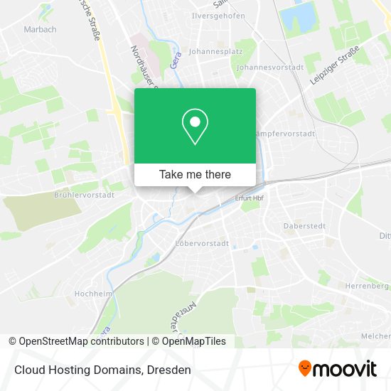 Карта Cloud Hosting Domains