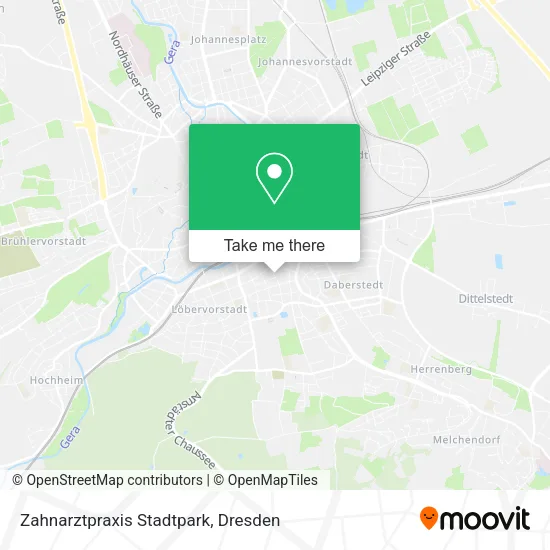 Карта Zahnarztpraxis Stadtpark