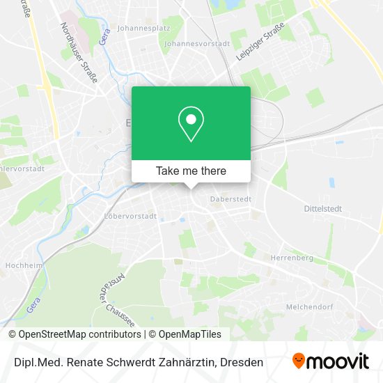 Карта Dipl.Med. Renate Schwerdt Zahnärztin