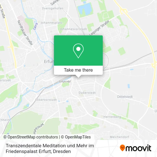 Карта Transzendentale Meditation und Mehr im Friedenspalast Erfurt