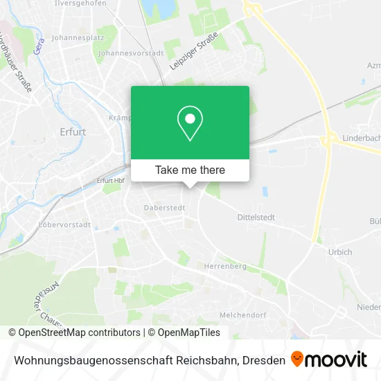 Карта Wohnungsbaugenossenschaft Reichsbahn