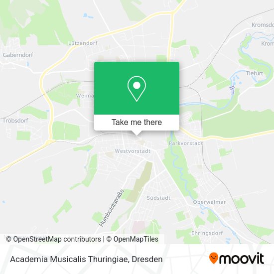 Карта Academia Musicalis Thuringiae