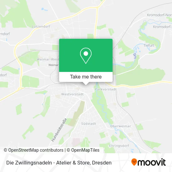 Карта Die Zwillingsnadeln - Atelier & Store