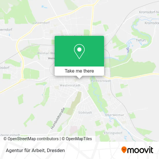 Карта Agentur für Arbeit