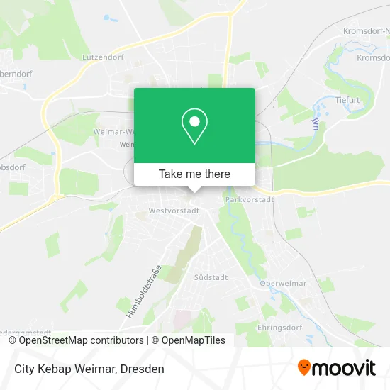 Карта City Kebap Weimar