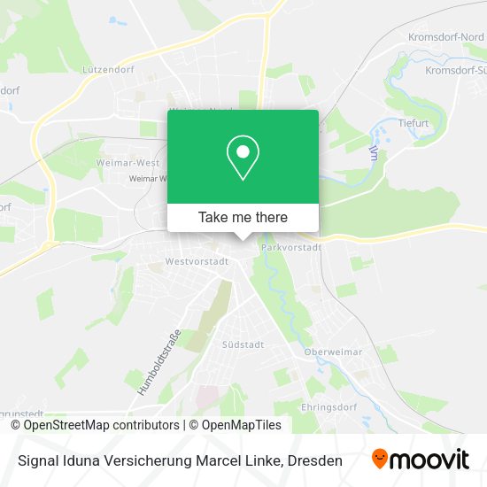 Карта Signal Iduna Versicherung Marcel Linke