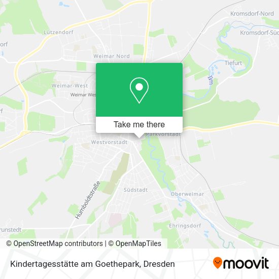 Карта Kindertagesstätte am Goethepark