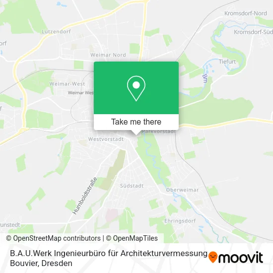 Карта B.A.U.Werk Ingenieurbüro für Architekturvermessung Bouvier