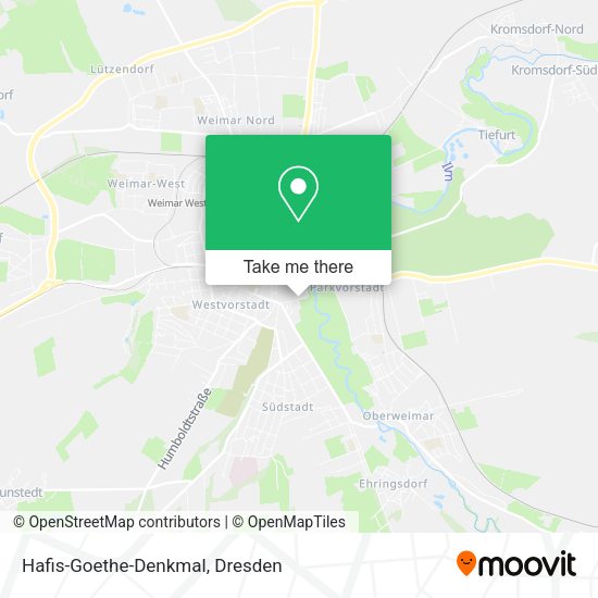 Карта Hafis-Goethe-Denkmal