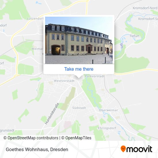 Карта Goethes Wohnhaus