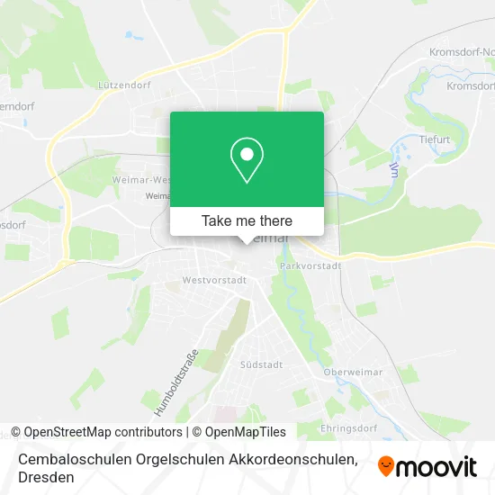 Карта Cembaloschulen Orgelschulen Akkordeonschulen