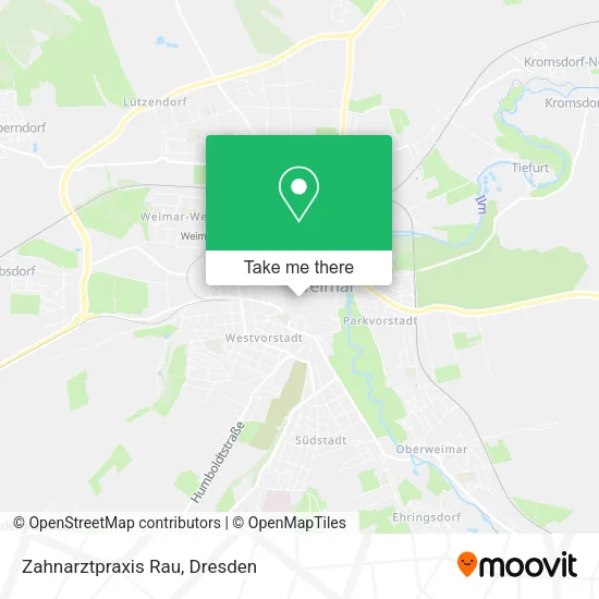 Карта Zahnarztpraxis Rau
