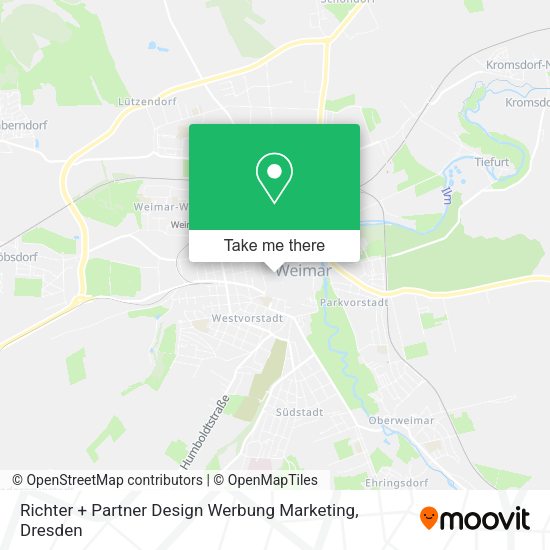 Карта Richter + Partner Design Werbung Marketing