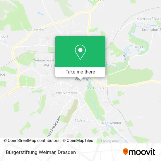 Карта Bürgerstiftung Weimar