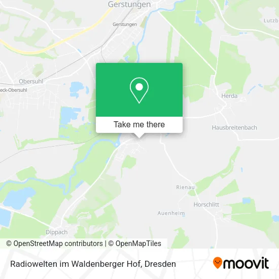 Карта Radiowelten im Waldenberger Hof