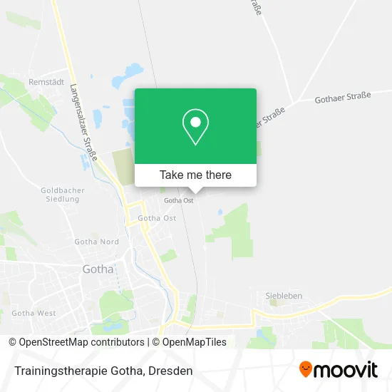 Карта Trainingstherapie Gotha
