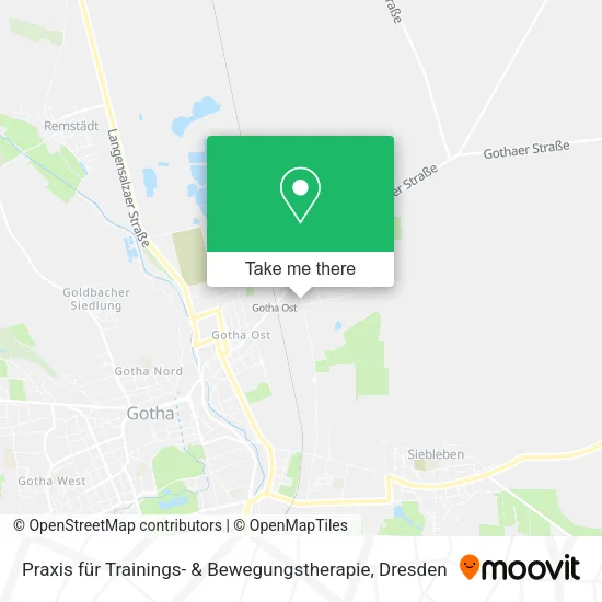 Карта Praxis für Trainings- & Bewegungstherapie