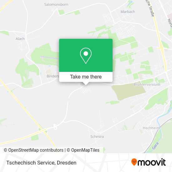 Карта Tschechisch Service