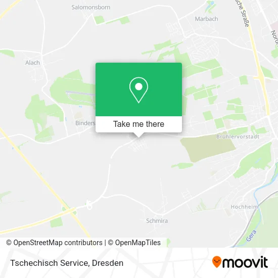 Карта Tschechisch Service