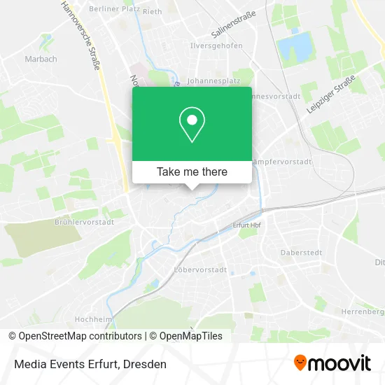 Карта Media Events Erfurt
