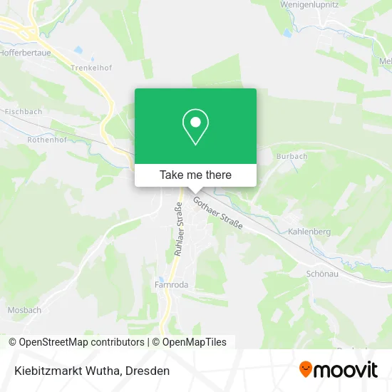 Карта Kiebitzmarkt Wutha