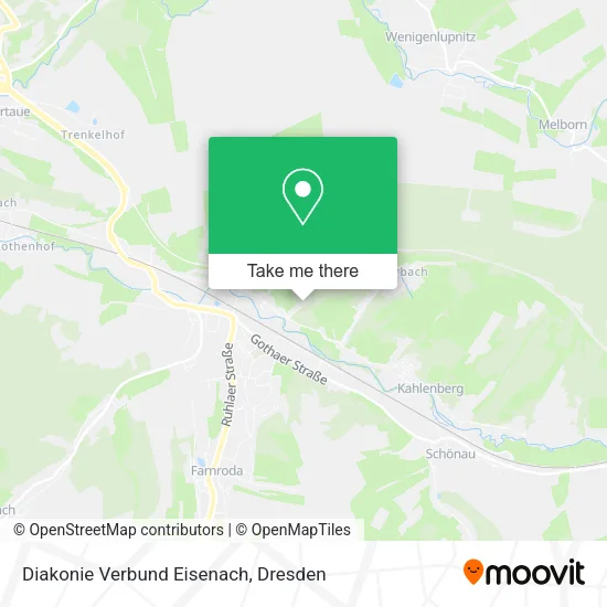 Карта Diakonie Verbund Eisenach