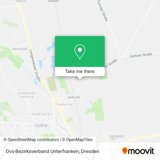 Карта Dvs-Bezirksverband Unterfranken