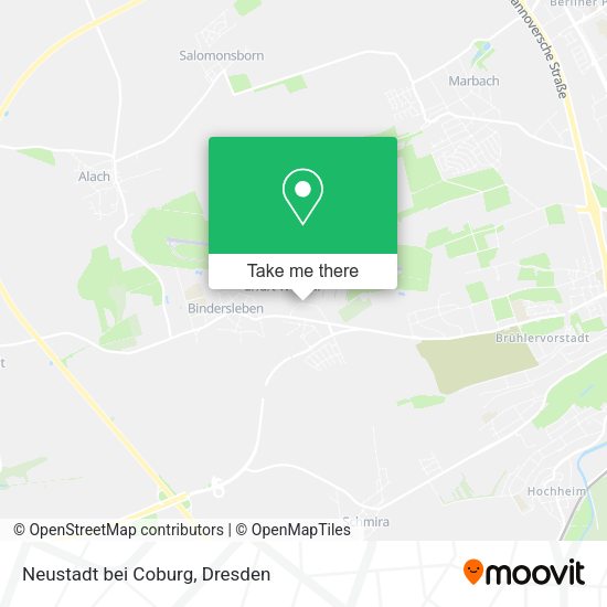 Карта Neustadt bei Coburg