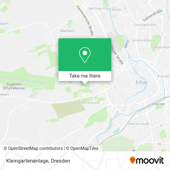 Карта Kleingartenanlage