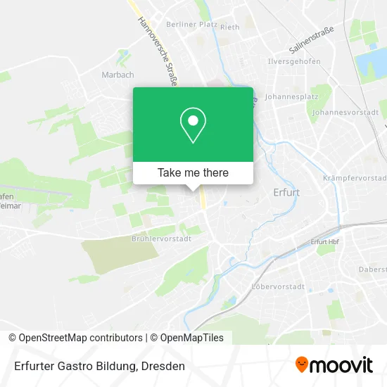 Карта Erfurter Gastro Bildung