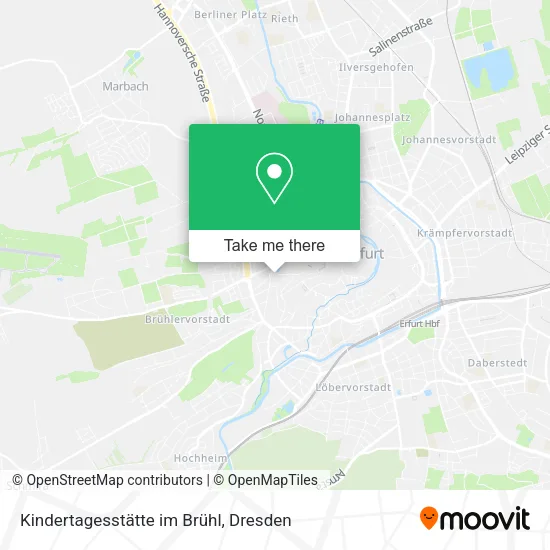 Карта Kindertagesstätte im Brühl