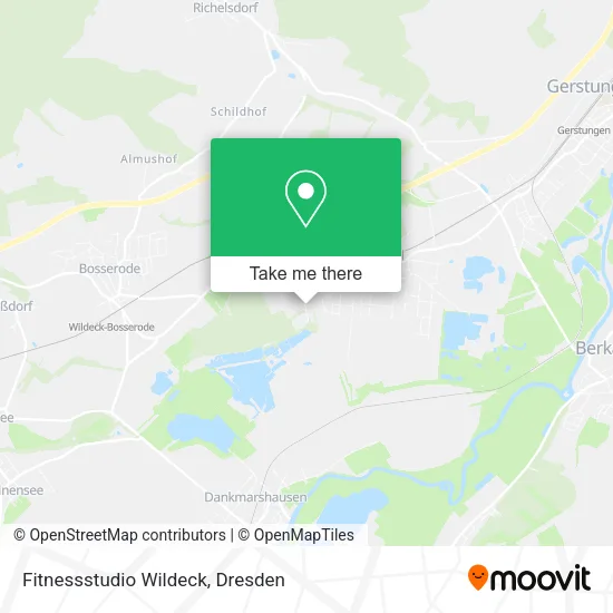 Карта Fitnessstudio Wildeck
